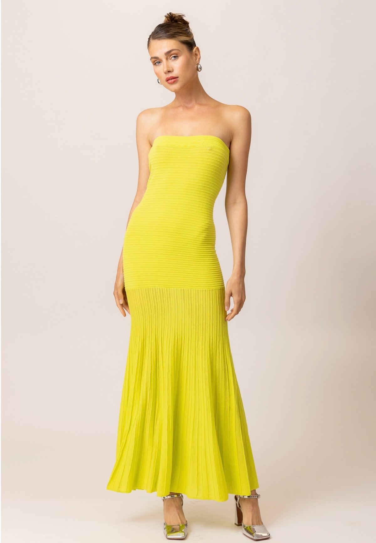Strapless Maxi Dress by Line and Dot
