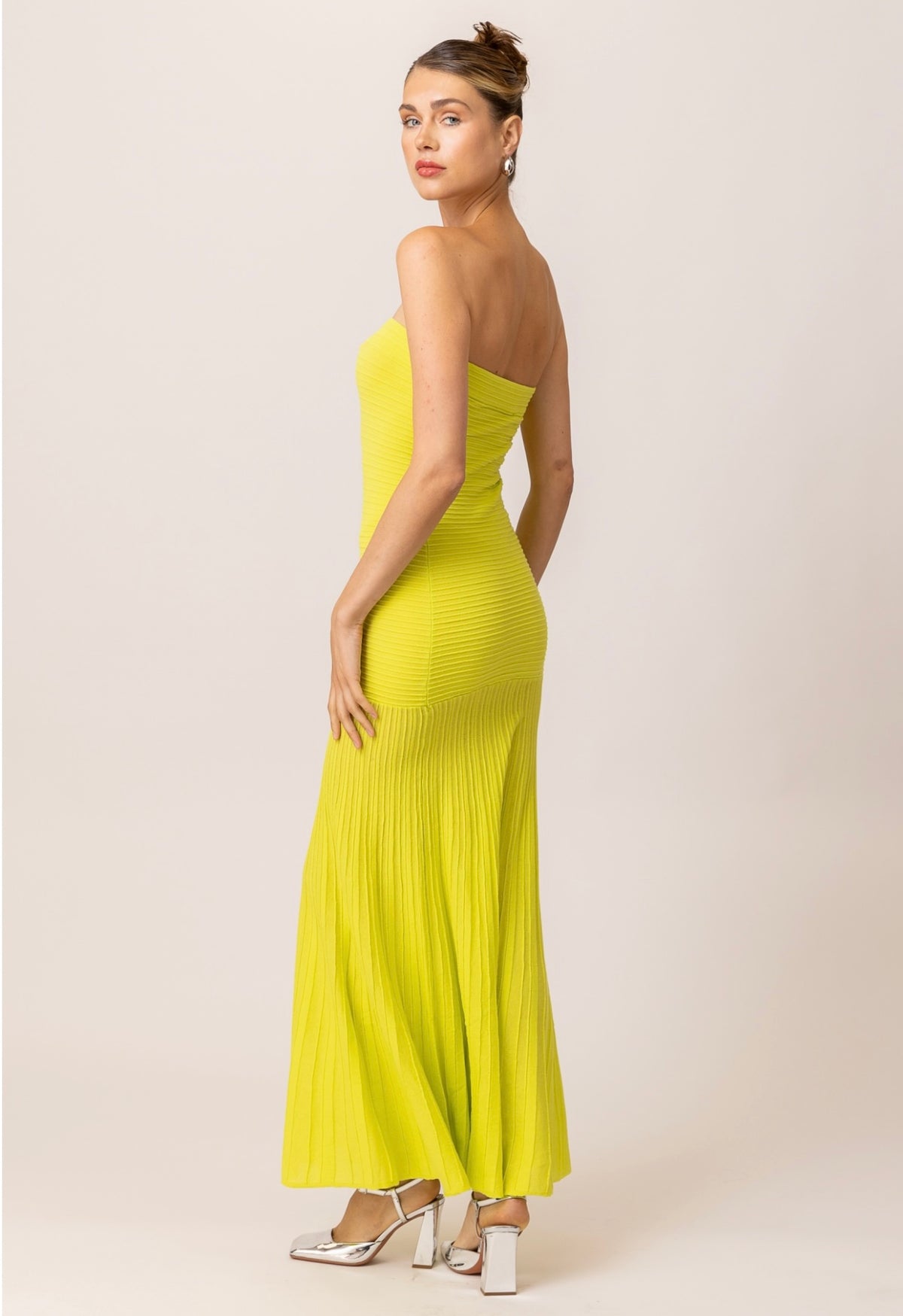 Strapless Maxi Dress by Line and Dot