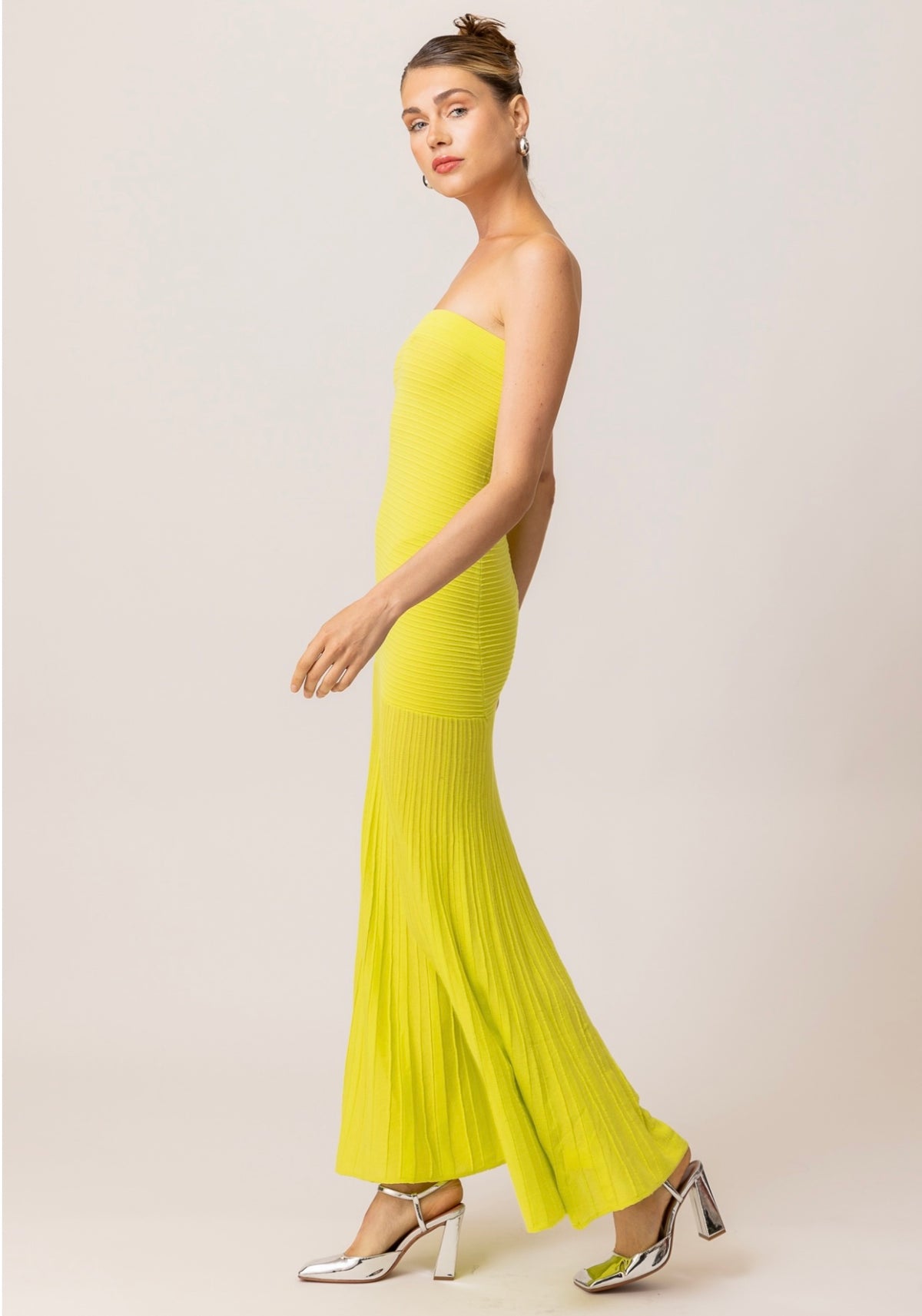 Strapless Maxi Dress by Line and Dot