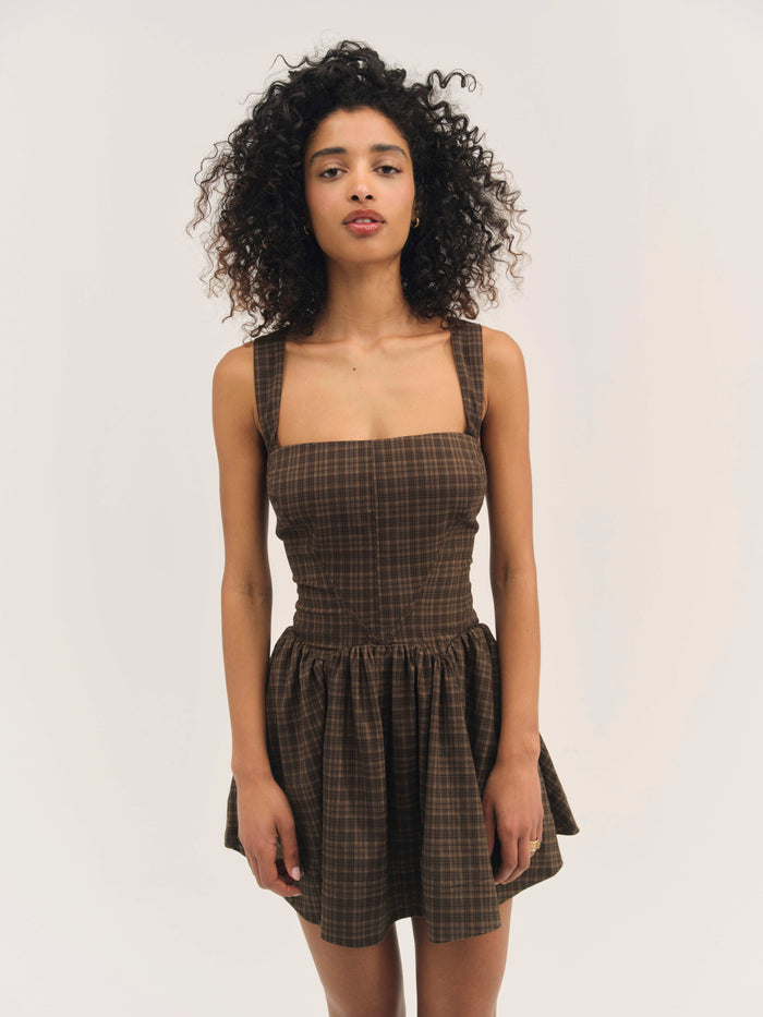 Ginny Plaid Mini Dress by For Love and Lemons