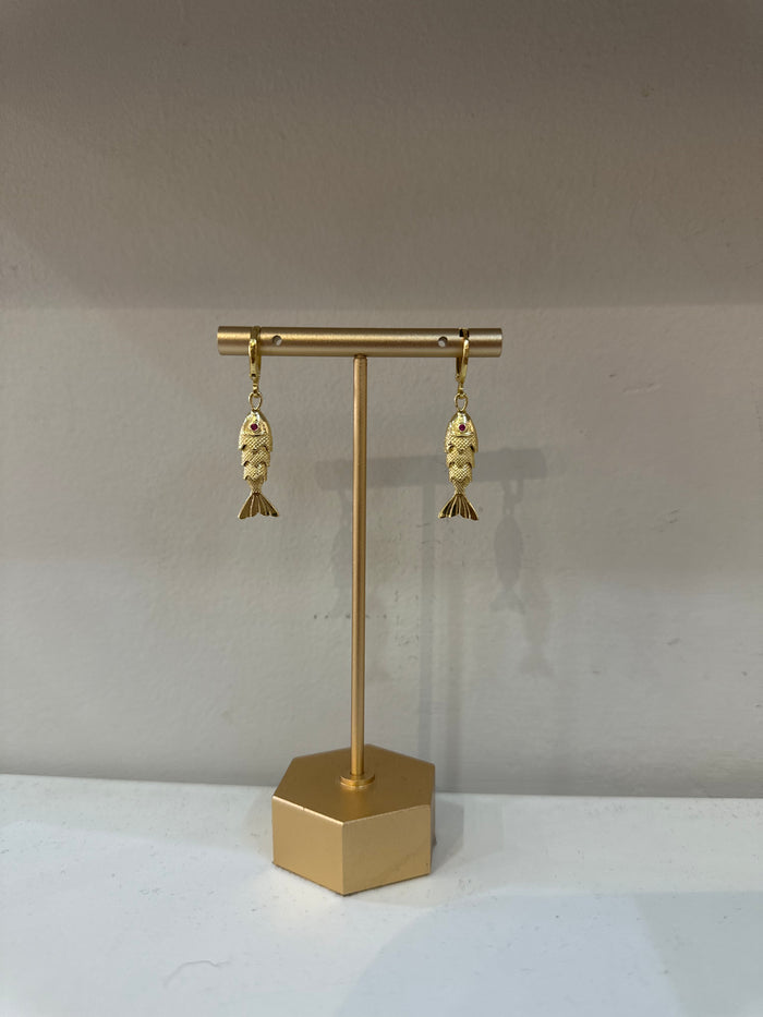 Fish Earrings by Kimberly Aman