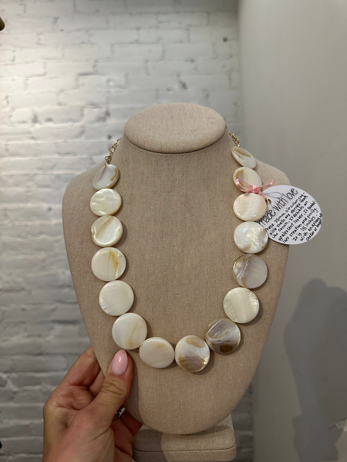 Coquille Shell Necklace by Kimberly Aman