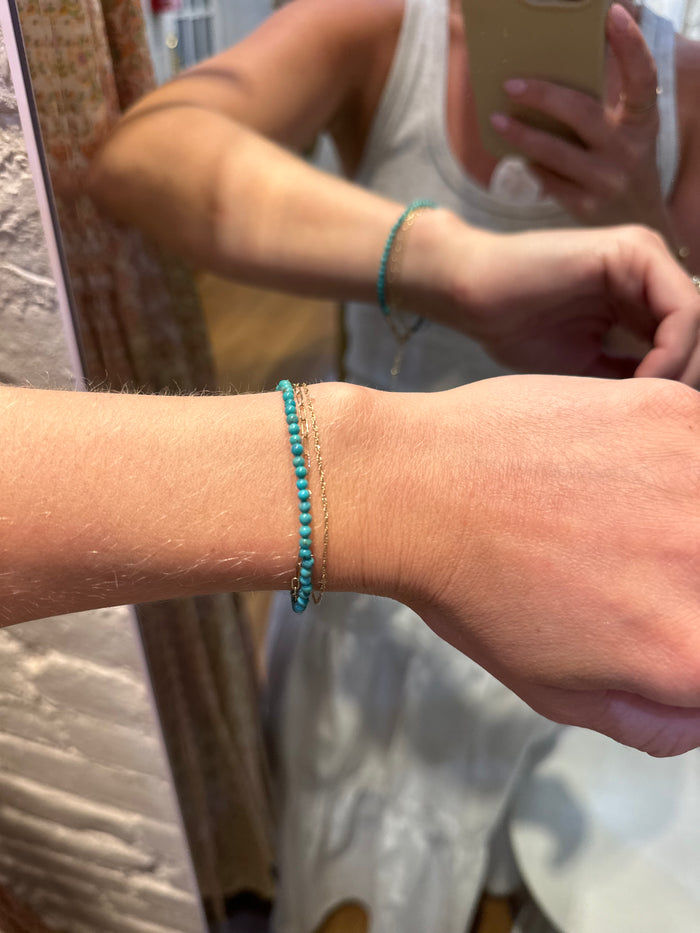 Genuine Turquoise Bracelet by Kimberly Aman