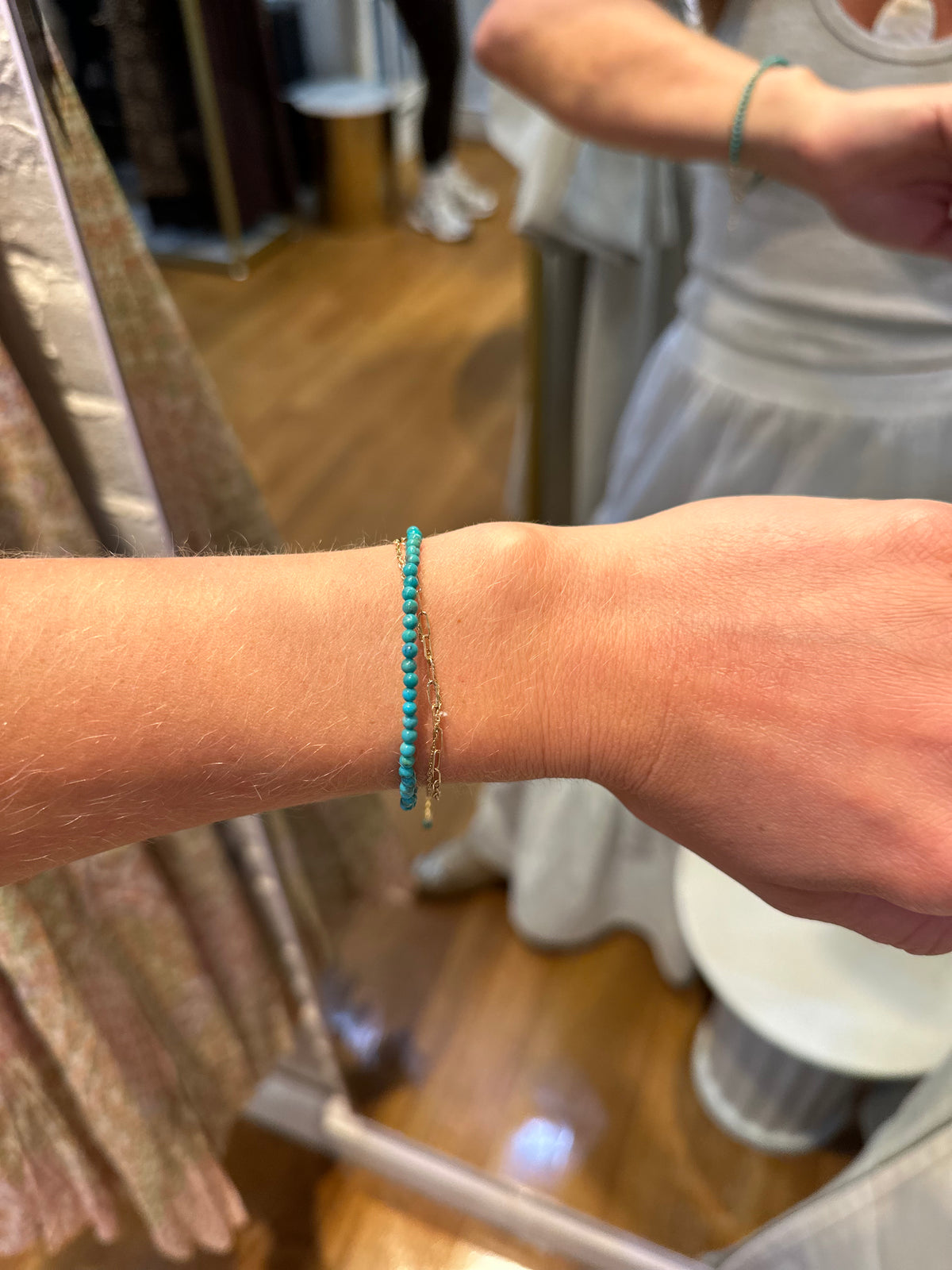 Genuine Turquoise Bracelet by Kimberly Aman
