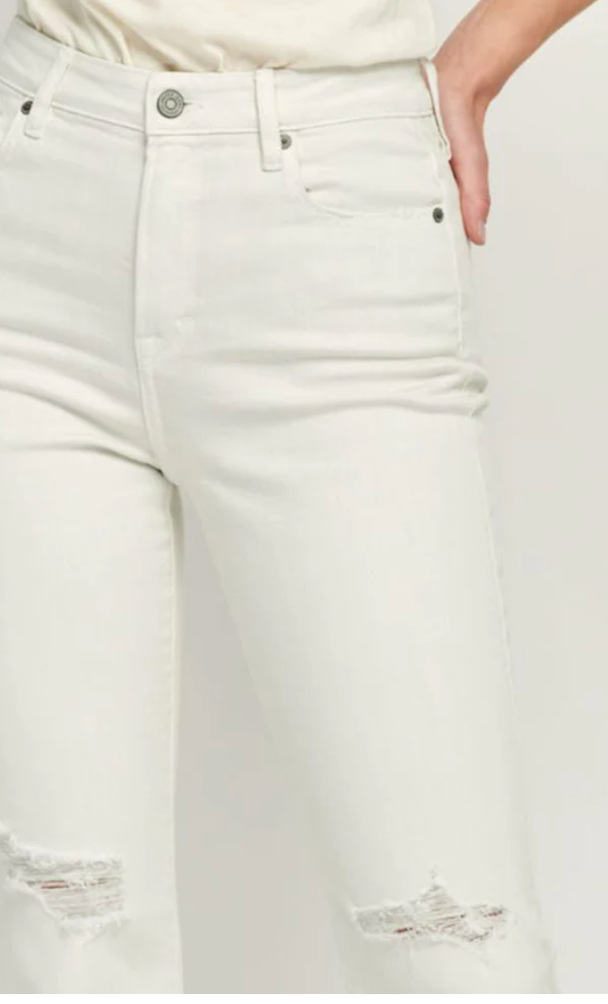 Cream Bootcut Jeans by Hidden Jeans