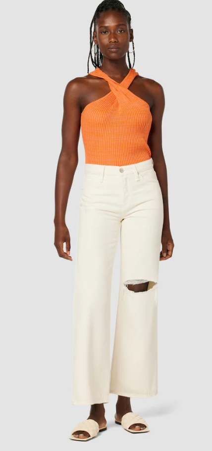 High Rise Wide Leg Jeans by Hudson Jeans