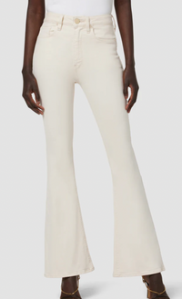 High Rise Flare Bootcut Jeans in white by Hudson Jeans
