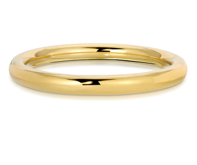 Gold or Silver Bangle Bracelet by Jurate
