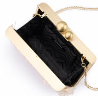 Carlita Fringe Clutch Bag by Olga Berg