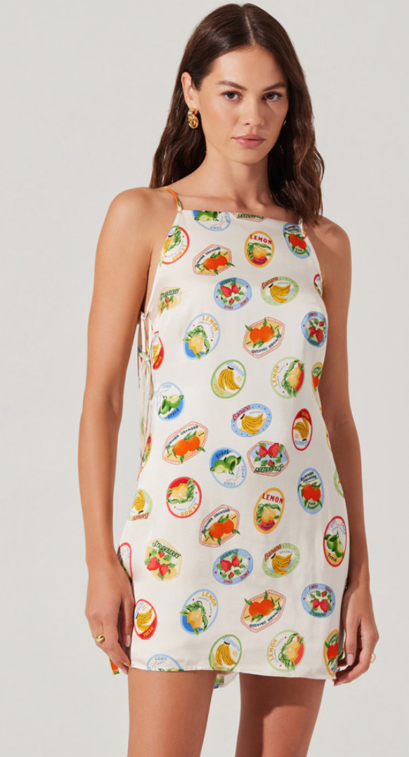 Samira Fruit Cocktail Mini Dress by ASTR the Label