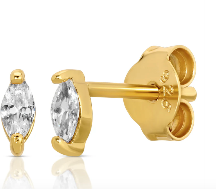 Stud Marquise Earrings by Jurate