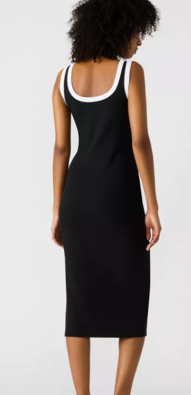 Azalea Dress in Black & White by Steve Madden