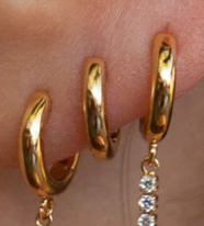 Huggie Hoop by Jurate