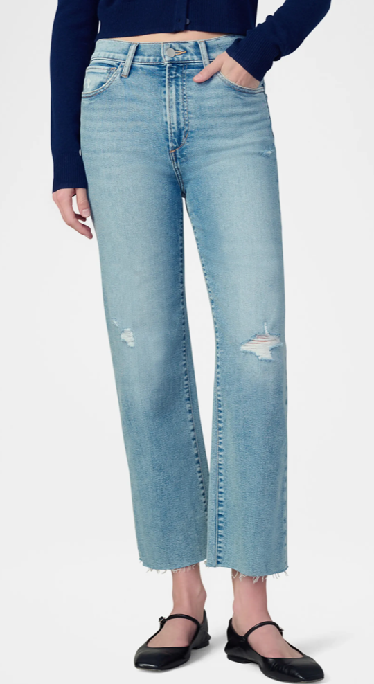 The Blake Cropped Wide Leg with Cut Hem by Joe's Jeans