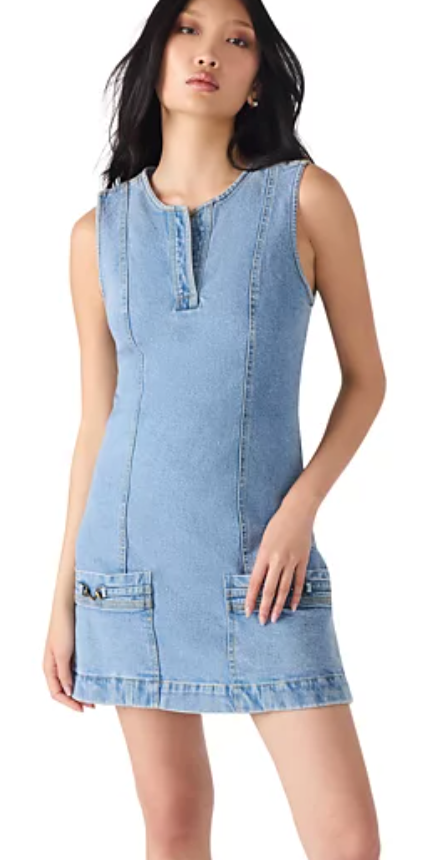 Averi Light Denim Dress by Steve Madden