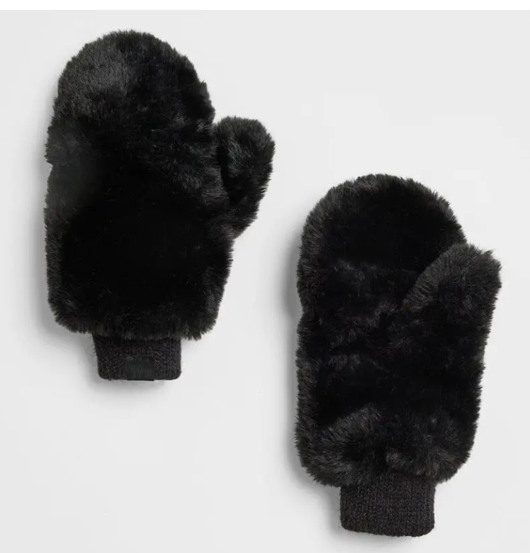Mittens/ Gloves in Cream, Light Brown, Dark Brown, or Black