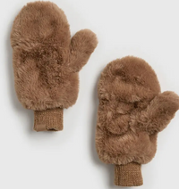 Mittens/ Gloves in Cream, Light Brown, Dark Brown, or Black