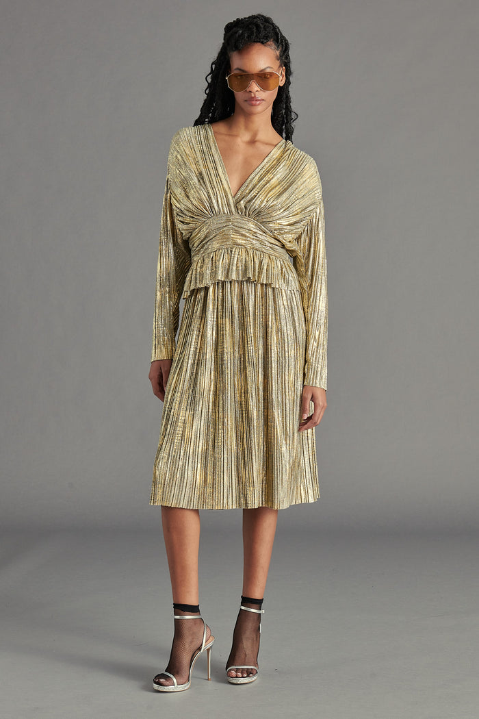 Gold Long Sleeve Top by Steve Madden