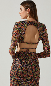 Floral Long Sleeve Top by ASTR the label