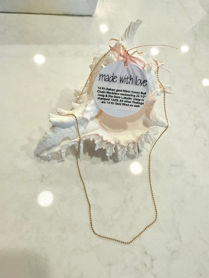 Ball Chain Necklace by Kimberly Aman