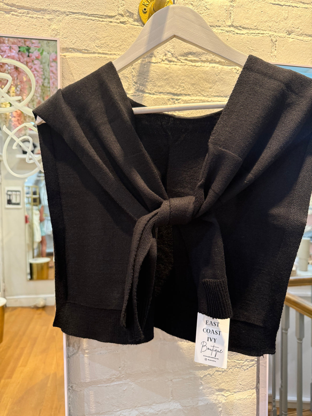 Knotted Sweater Shawl