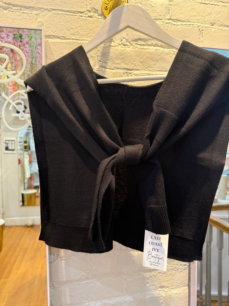 Knotted Sweater Shawl