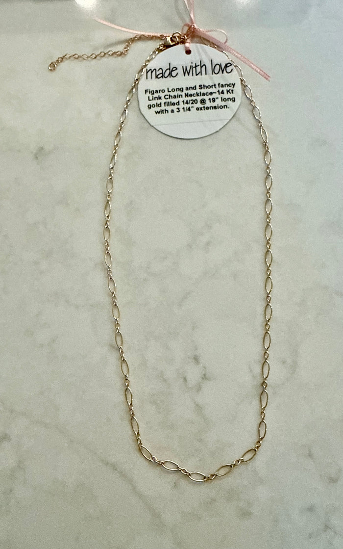 Figaro Link Chain Necklace by Kimberly Aman