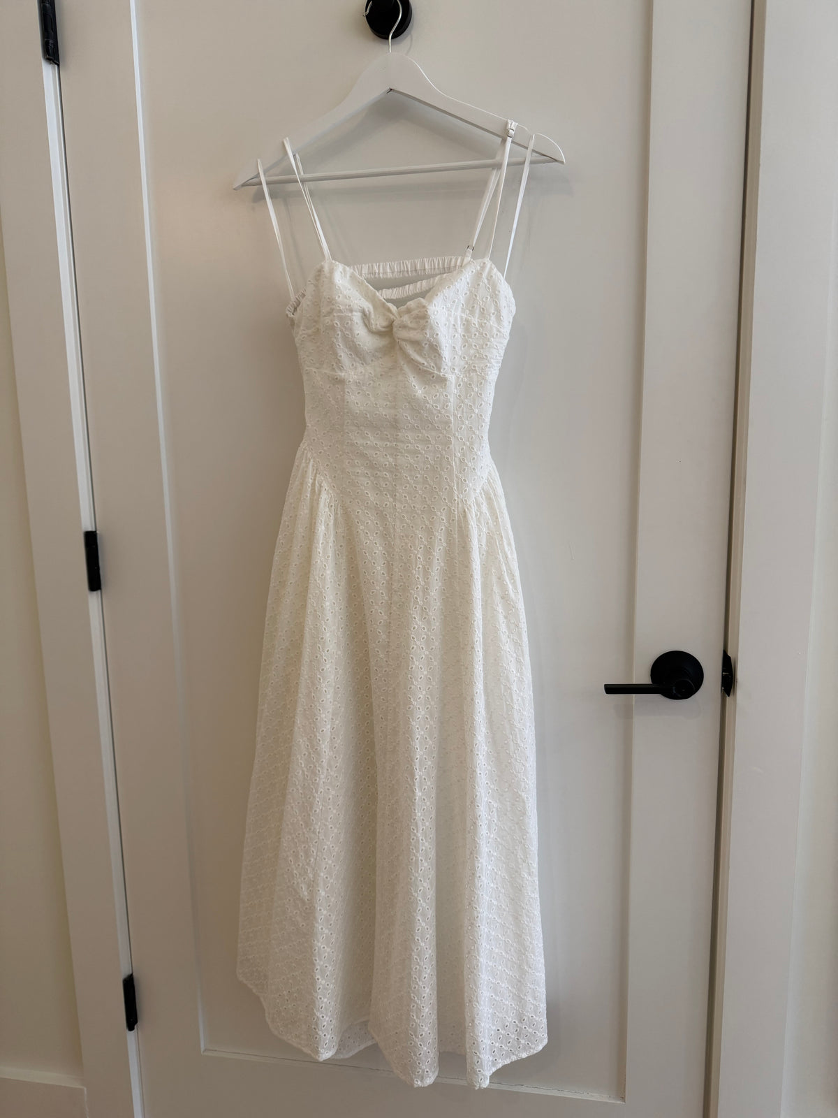 Destene White Midi Dress by NIA