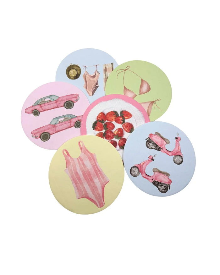 Shoerline Coaster Set