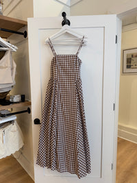Brown Plaid Dress by Lucy Paris