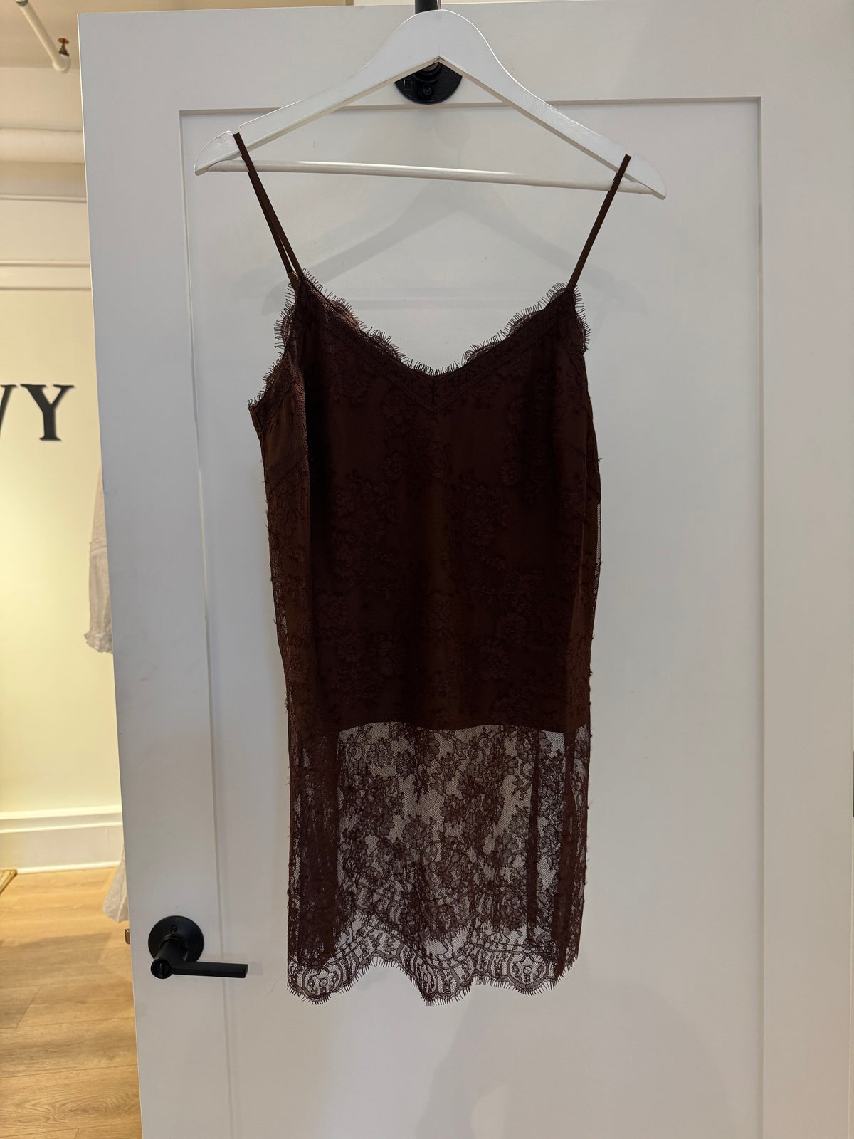 Gabrielle Long Lace Top by Lucy Paris