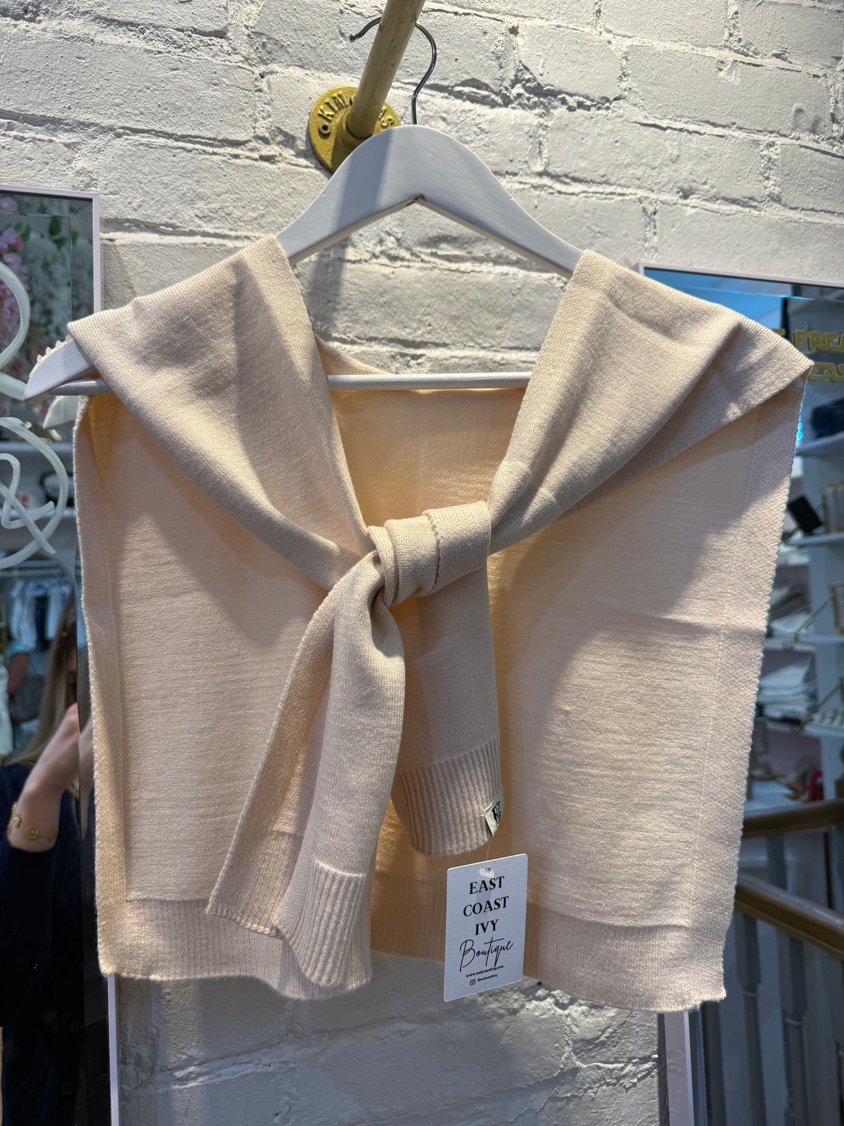 Knotted Sweater Shawl