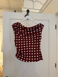 Off The Shoulder Polka Dot Top by Lucy Paris