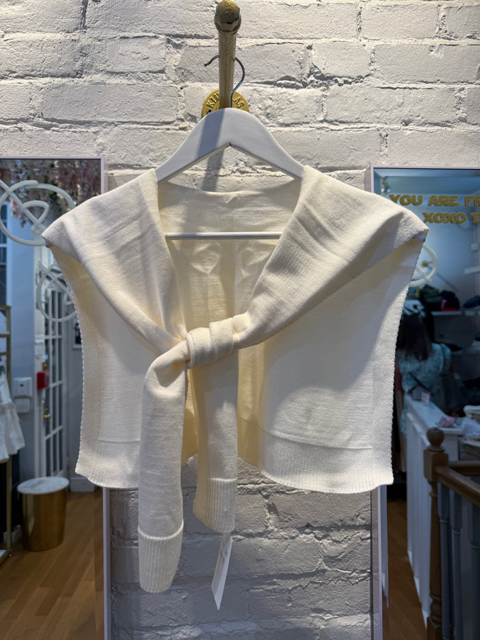 Knotted Sweater Shawl