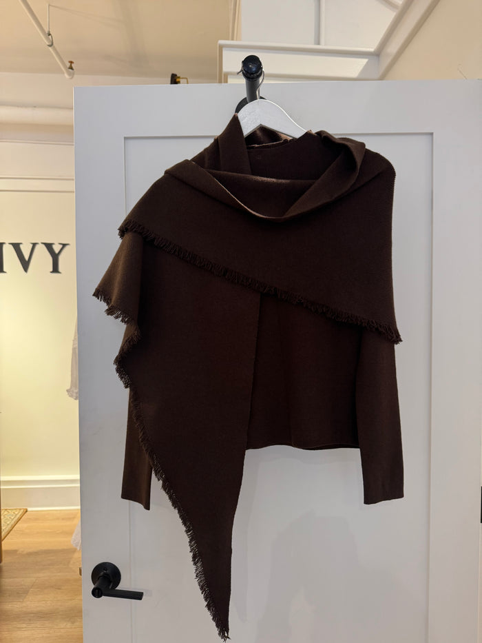 Murphy Scarf Sweater Set by Lucy Paris
