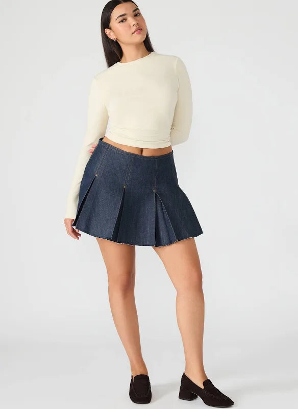 Joan Pleated skirt by Steve Madden