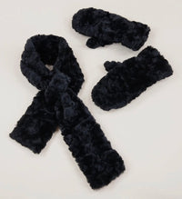 Furry Gloves in Black or Brown
