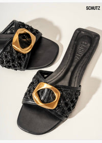 Black Sandals by Schutz