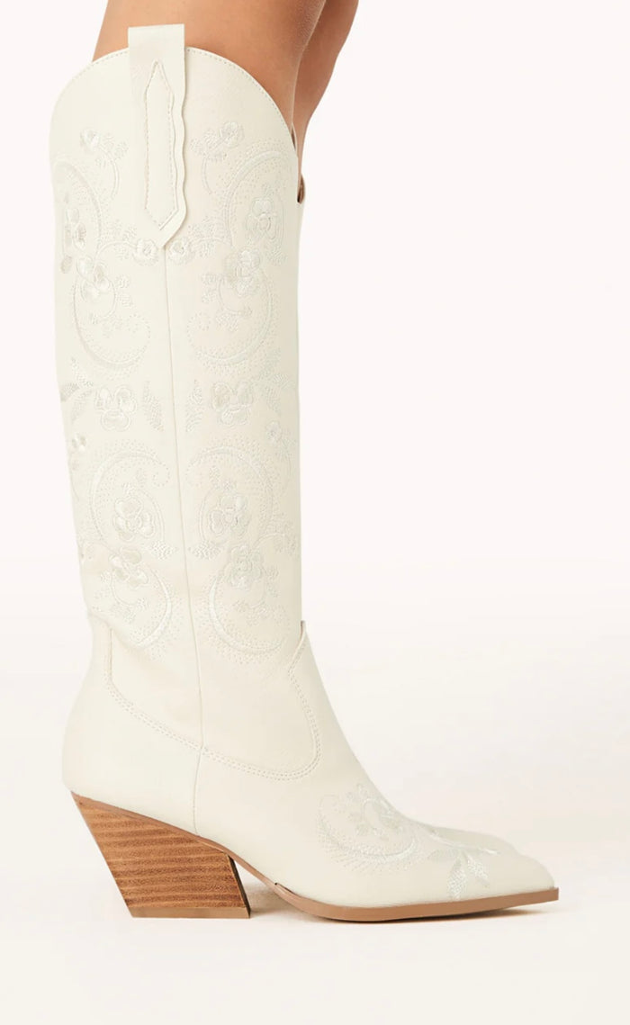 Ivory Cowgirl Boot by Billini