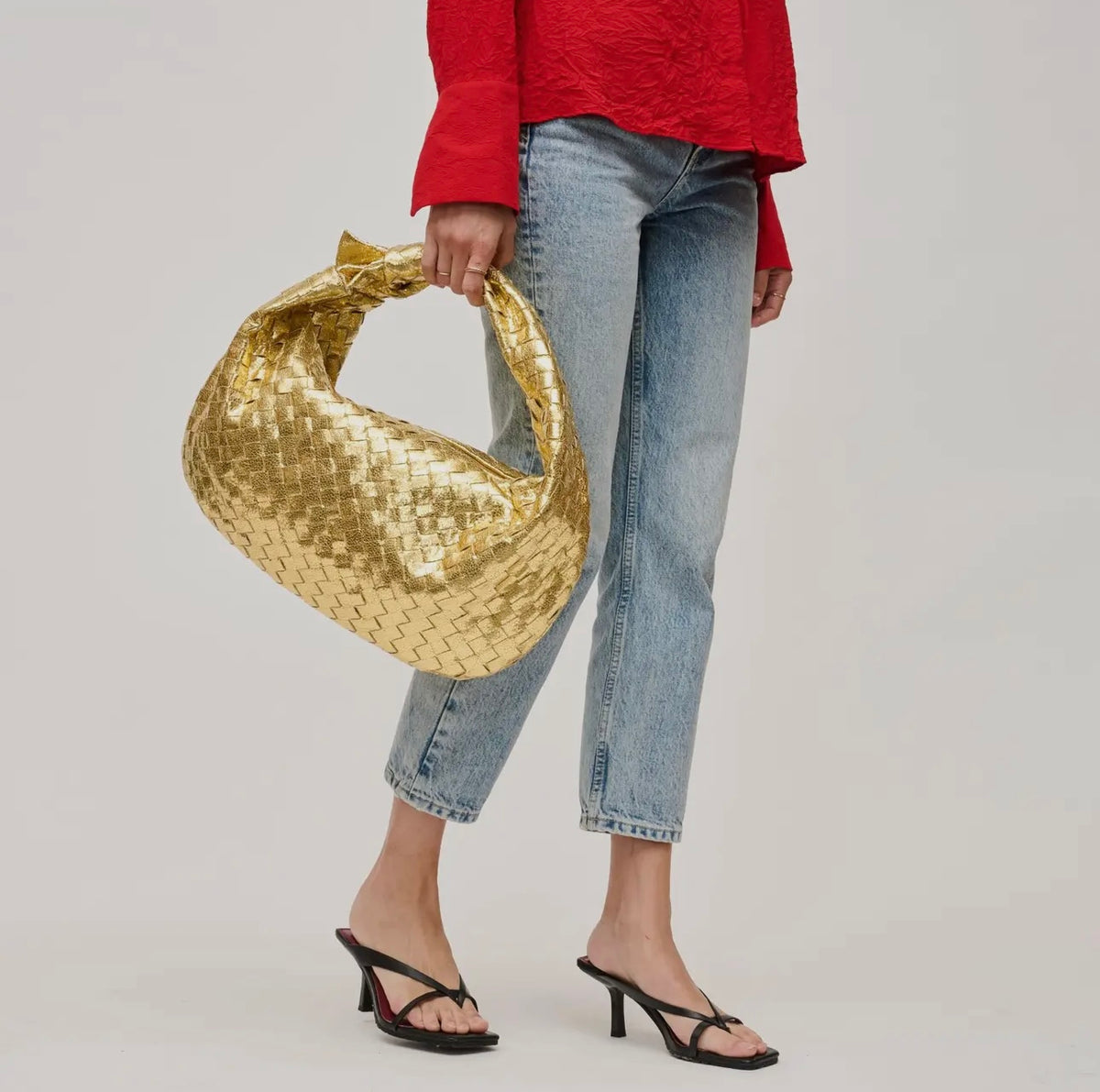 Large Woven Shoulder Bag