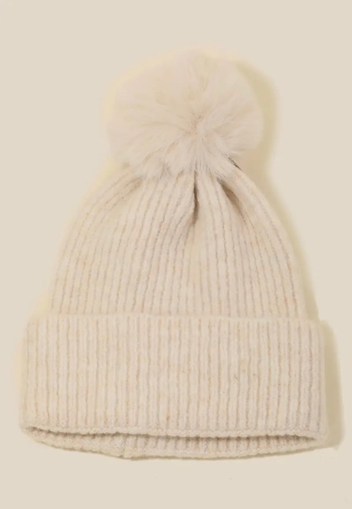 Winter Hat in Black or Ivory