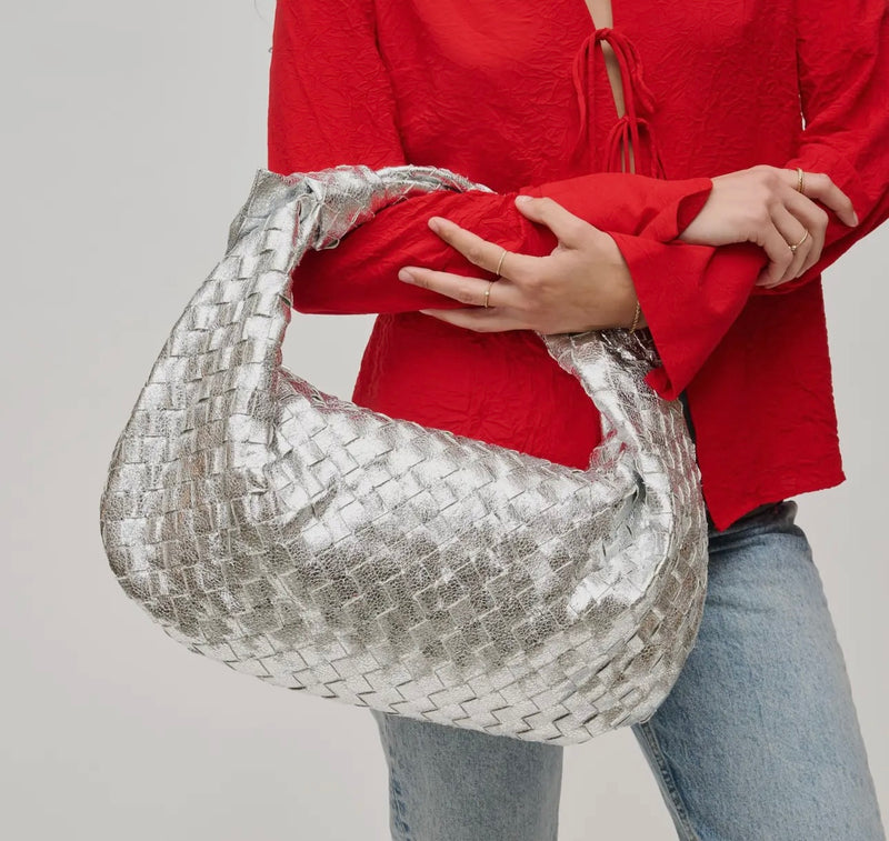 Large Woven Shoulder Bag