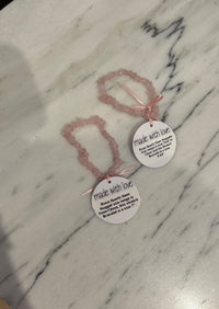 Rose Quartz Bracelet by Kimberly Aman