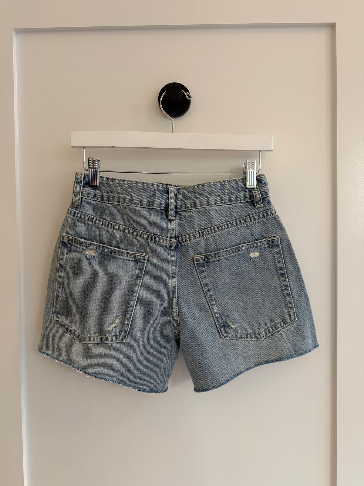 Printed Denim Short by Steve Madden