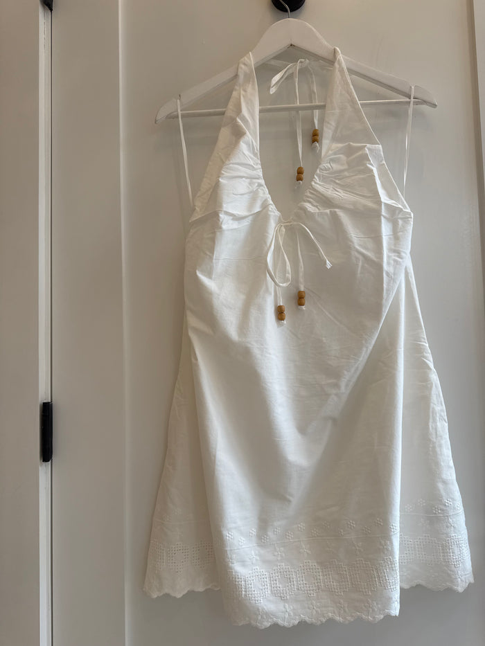 Adana White Mini Dress by Steve Madden