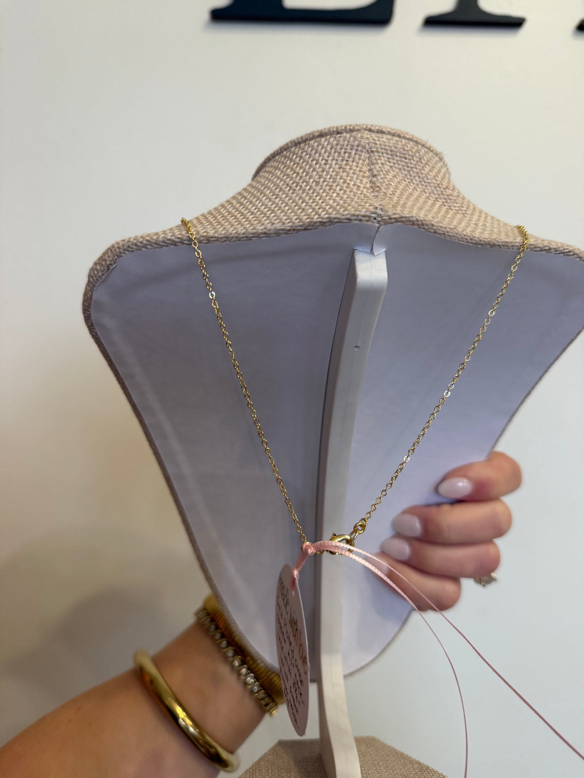 Gold Plated Coin Lariat Necklace by Kimberly Aman