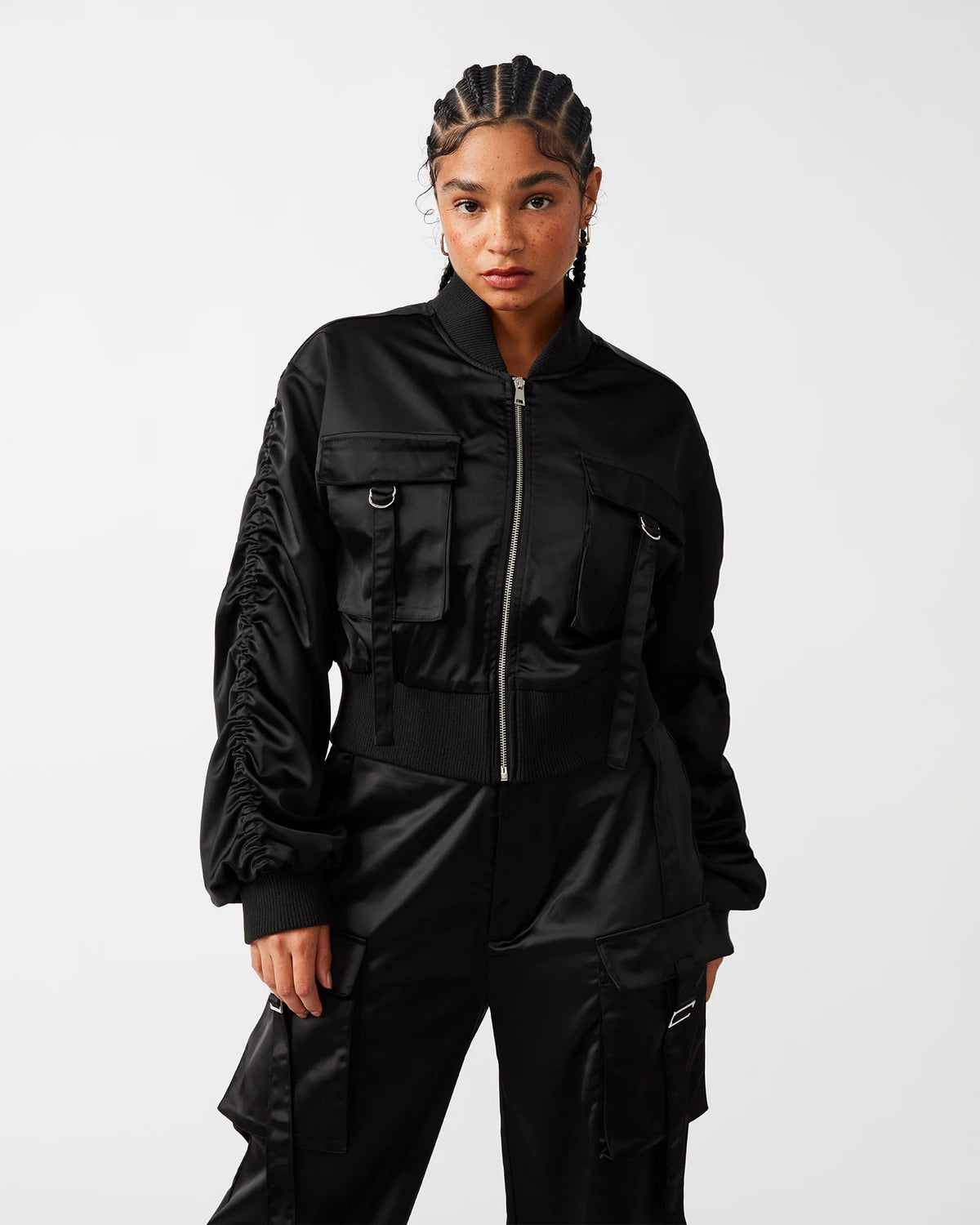 Steve Madden Silky Motto Jacket