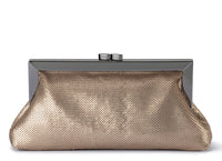 Gold sequin clutch by Olga Berg