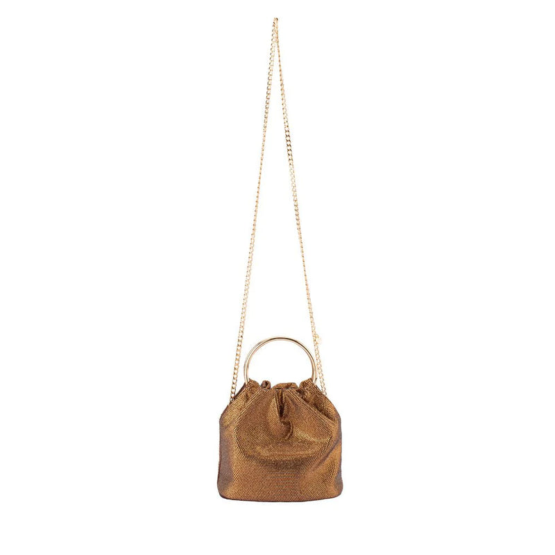 Bronze Sequin bag by Olga Berg
