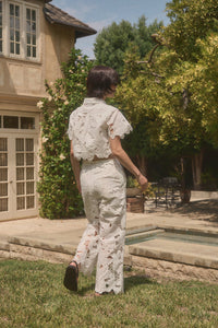Jane Eyelet Pant by Lucy Paris